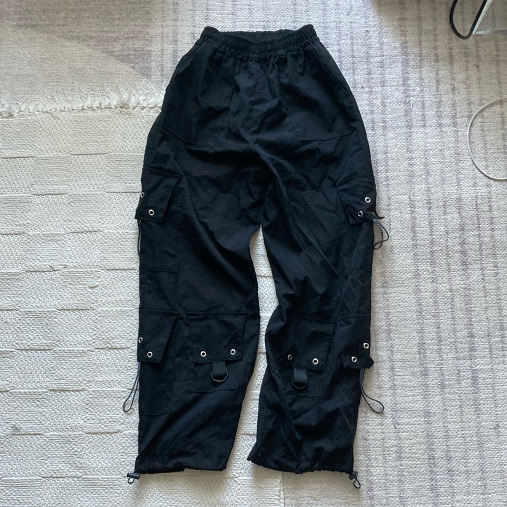 Black Cargo Pants